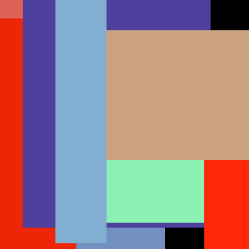 Lime Red Knife Blue Beverage
